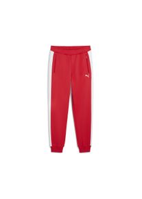 Puma Herren Sporthose "T7 ALWAYS ON Trainingshose Herren", rot, Gr. L, unifarben, Obermaterial: 33% Baumwolle, 67% Polyester; Rippe: 93% Polyester,