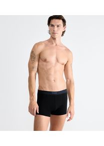 Sloggi Herren Boxer "men EVER Ease Short 2P", Gr. S, schwarz, Single Jersey, Obermaterial: 95% Baumwolle, 5% Elasthan, Unterhosen,