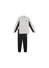 Puma Herren Jogginganzug "Poly Baseballanzug Herren", grau, Gr. XXL, 100% Polyester, Sportanzüge