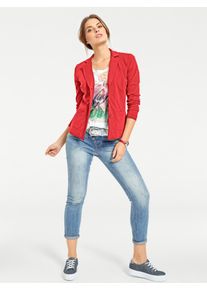 Heine Damen Jerseyblazer "Jersey-Blazer", orange, Gr. 40, 100% Baumwolle, Blazer