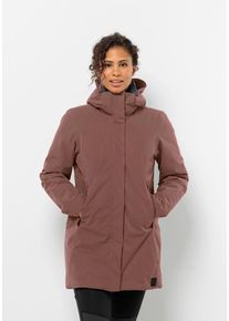 Jack Wolfskin Damen Funktionsmantel "SALIER COAT", braun, Gr. S, OBERSTOFF 100% POLYESTER FUTTER 100% POLYESTER FÜLLUNG 100% POLYESTER, Mäntel