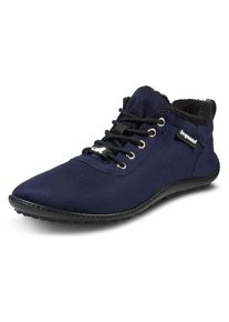 Leguano Damen Barfußschuh "Galaxo", Gr. 41, blau, Textil, sportlich, Schuhe, Komfortschuh, Flats, Schnürschuh mit spezieller Halbkugel-Laufsohle