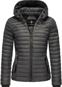 Marikoo Damen Steppjacke "Samtpfote", grau, casual, Gr. XS, Oberstoff: 100% Nylon, Futter: 100% Polyester, Wattierung: 100% Polyester, Jacken,