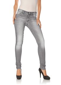 Heine Damen Röhrenjeans, grau, Gr. 50, unifarben, 98% Baumwolle, 2% Elasthan, Miedereinsatz:15% Elasthan, 85% Polyamid, Jeans