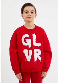 Gulliver Herren Sweatshirt, rot, casual, Gr. 146, bedruckt, 95% Baumwolle, 5% Elasthan, Sweatshirts, mit modischem Rundhalsausschnitt