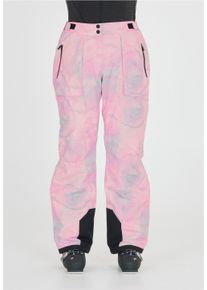 SLOPE Damen Skihose "Killy", pink, casual, Gr. XL, bedruckt, 100% Polyester, Hosen, Mit All-Over-Print und Top Ausstattung
