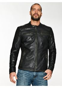 Top Gun Herren Lederjacke "20193086", schwarz, Gr. L, Obermaterial: 100% Leder, Lamm / Futter: 100% Polyester, Jacken