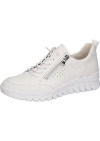 Waldläufer WALDLÄUFER Damen Slip-On Sneaker "H-BIGGI", Gr. 8, weiß, Nappaleder, unifarben, sportlich, Schuhe, Freizeitschuh, Halbschuh, Slipper in Komfortweite