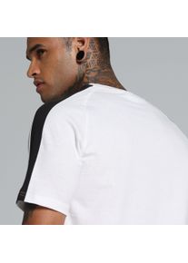 Puma Herren T-Shirt "T7 T-Shirt Herren", weiß, Gr. XXL, clean, Obermaterial: 100% Baumwolle; Rippe: 20% Polyester, 80% Baumwolle, Shirts