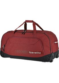 Travelite Weichgepäck-Trolley "KICK OFF, verschiedene Größen und Farben", rot, Polyester, unifarben, Koffer, Reisetasche Reisegepäck Reisekoffer