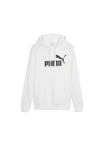 Puma Herren Hoodie "Essentials No. 1 Logo Hoodie Herren", weiß, Gr. L, Obermaterial: 32% Polyester, 68% Baumwolle; Kapuzenfutter: 100% Baumwolle;