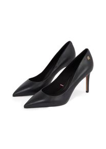 Tommy Hilfiger Damen High-Heel-Pumps "ESSENTIAL POINTED PUMP", Gr. 41, schwarz, Leder, elegant, Schuhe, Stilettoabsatz, Abendschuh, Partyschuh in