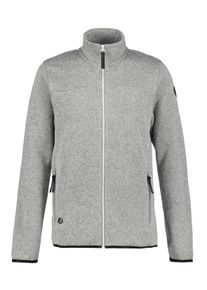Icepeak Herren Strickfleecejacke "H STRICKFLEECEJACKE AGEN", grau, sportlich, Gr. XXXL, Strick, Fleece, Obermaterial: 100% Polyester, Jacken, Wärmend