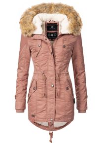 Navahoo Damen Wintermantel "La Viva", braun, casual, Gr. M, Obermaterial: 100% Nylon, Futter: 100% Polyester, Wattierung: 100% Polyester,