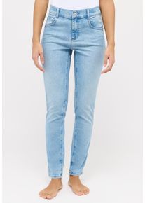Angels Damen Skinny-fit-Jeans "SKINNY PUSH UP", blau, casual, Gr. 38, unifarben, Denim/Jeans, Obermaterial: 85% Baumwolle, 10% Polyester, 5%