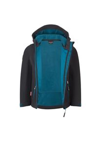 Trollkids Kinder Softshelljacke "KIDS TROLLFJORD JACKET", schwarz, sportlich, Gr. 152, Obermaterial: 94% Polyester, 6% Elasthan, Jacken