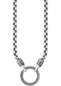 Thomas Sabo Damen Kette ohne Anhänger "Box Chain Kette Silber, KE2327-637-21-L60", 60, Silber 925 (Sterlingsilber), silber, Silber 925