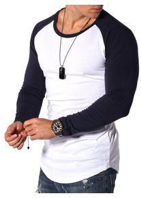 behype Herren Langarmshirt "RIO L/S", schwarz-weiß, casual, Gr. XXXL, mehrfarbig, 100% Baumwolle, Shirts, im Oversize-Schnitt mit Raglan-Ärmeln