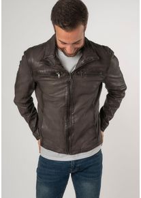 Mauritius Herren Lederjacke "MMSantiago Antique"antique beige, casual, Gr. M, unifarben, Obermaterial: 100% Schafsleder. Futter: 100% Baumwolle.