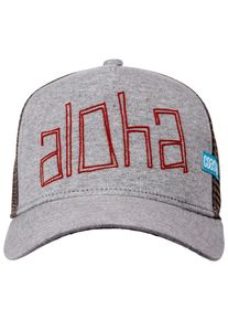 COASTAL Damen Trucker Cap "Coastal Trucker Cap HFT Aloha Jersey", grau, casual, bedruckt, 60% Polyester, 40% Baumwolle, Caps