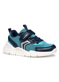 Geox Kinder Sneaker "J LOFTUS BOY", Gr. 29, blau, Textil, Synthetik, casual, Schuhe, Freizeitschuh, Kindergartenschuh mit Geox Spezial Membrane