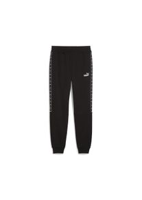 Puma Herren Sporthose "Essentials Tape Jogginghose Herren", schwarz, Gr. M, Obermaterial: 68% Baumwolle, 32% Polyester; Rippe: 3% Elasthan, 97%