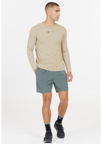 Virtus Herren Langarmshirt "Roger", beige, sportlich, Gr. XL, unifarben, 84% Polyester, 16% Elasthan, Shirts, mit antibakterieller Silver Funktion