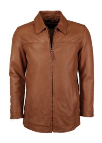 JCC Herren Lederjacke "Saros", braun, Gr. 50, Obermaterial: 100% Lammleder /Futter: 55% Wolle, 32% Polyester, 6% Viskose, 4% Polyacryl, 3% Nylon /