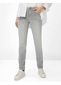 Brax Damen 5-Pocket-Jeans "Style SHAKIRA", grau, Gr. 92, 51% Baumwolle, 35% Polyester, 11% Viskose, 3% Elasthan, Jeans