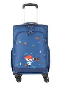 Travelite Kinderkoffer "MINIMOVER 4w Kindertrolley", blau, Polyester, festlich, Koffer