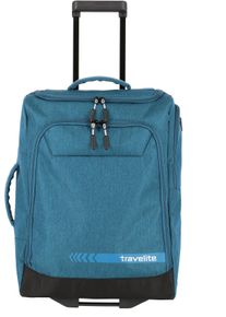 Travelite Weichgepäck-Trolley "KICK OFF, verschiedene Größen und Farben", blau, Polyester, unifarben, Koffer, Reisetasche Reisegepäck Reisekoffer