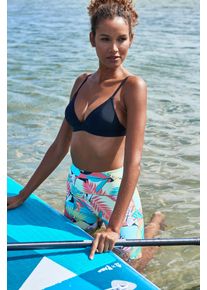 active by Lascana LASCANA ACTIVE Damen Triangel-Bikini-Top "Janni", schwarz, Gr. 32, unifarben, kontrastfarbene Details, Polyamid, Bikini-Oberteile, mit 3