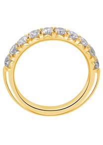 ONE ELEMENT Damen Diamantring "0.25 ct Diamant Brillant Memoire Ring aus 585 Gelbgold", 54, Gelbgold 585-Diamanten, gold, Gelbgold 585, Diamanten,