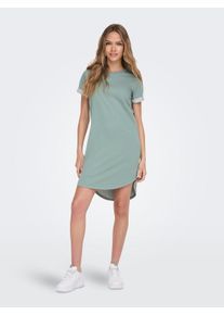 Jacqueline de Yong JDY Damen Jerseykleid "JDYIVY S/S DRESS JRS NOOS", grün, modisch, Gr. XS, unifarben, Jersey, Obermaterial: 62% Baumwolle, 38% Polyester, Kleider