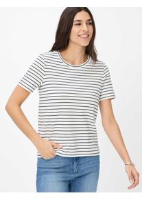 Brax Damen Kurzarmshirt "Style CIRA", blau, Gr. 46, 100% Baumwolle, Shirts