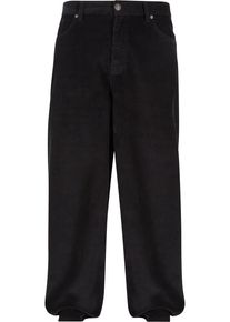 Urban Classics Herren Stoffhose "Urban Classics Herren 90 ́s Corduroy Pants", schwarz, Gr. 32, unifarben, 100% Baumwolle, Hosen