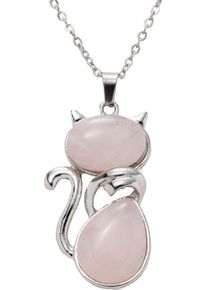 Firetti Damen Kette mit Anhänger "Schmuck Geschenk Edelstahl Halsschmuck Halskette Ankerkette Katze", Edelstahl, L: 50cm B: 2mm, bunt, Edelstahl,