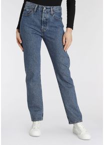 Levi's LEVI'S Damen 5-Pocket-Jeans "501 Long", blau, casual, Gr. 25, Denim/Jeans, Obermaterial: 100% Baumwolle, Jeans, 501 Collection