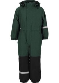 ZIGZAG Kinder Schneeoverall "Neverland", grün, casual, Gr. 92, 100% Polyester, Overalls, für aktive Tage bei jedem Wetter