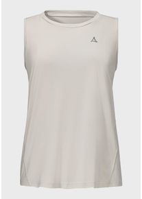 Schöffel SCHÖFFEL Damen Funktionsshirt "CIRC Top Tauron L", beige, sportlich, Gr. 42, Oberstoff: 100% Polyester, Shirts