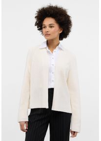 Eterna Damen Strickpullover, weiß, casual, Gr. M, 55% cotton, 45% Wolle (Merino), Pullover