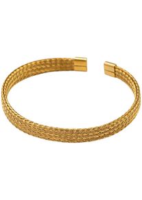 Firetti Damen Armspange "Schmuck Geschenk Edelstahl Armschmuck", Edelstahl, gold, Edelstahl, Armbänder, Made in Germany