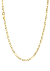 Amor Damen Collierkettchen "Panzerkettengliederung, 2014602", Gelbgold 375, L: 55cm, gold, Gelbgold 375, Halsketten