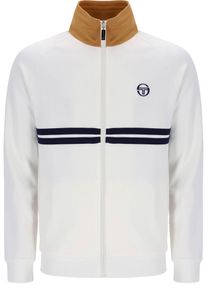 Sergio Tacchini Herren Trainingsjacke "DALLAS TRACK TOP Herren", weiß, Gr. S, 60% POLYESTER, 40% BAUMWOLLE, Jacken, Trainingsjacke Herren, leichte