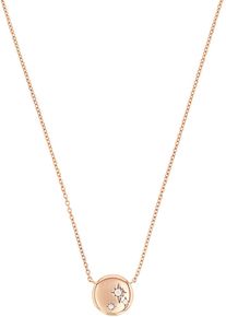 s.Oliver Damen Kette mit Anhänger "Sterne, 2038825", Silber 925 (Sterlingsilber), L: 45cm, rosa, Silber 925 (Sterlingsilber), Halsketten, mit