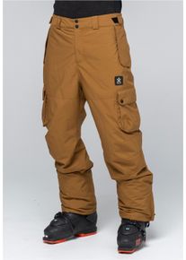 BULA Herren Skihose "Liftie", braun, sportlich, Gr. L, unifarben, 100% Polyester, Hosen, mit wasserdichter Funktion