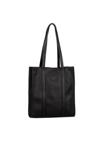Gabor Damen Shopper "Elfie", schwarz, Polyurethan, clean, gepflegt, unifarben, Taschen, aus fein genarbtem, glattem Kunstleder und mit einem Logo