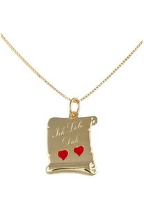 Firetti Damen Kette mit Anhänger "Schmuck Geschenk Gold 375 Halsschmuck Halskette Goldkette Venezianer", Gelbgold 375, L: 45cm, gold, Gelbgold 375,