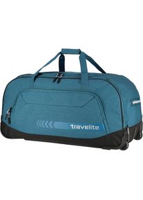 Travelite Weichgepäck-Trolley "KICK OFF, verschiedene Größen und Farben", blau, Polyester, unifarben, Koffer, Reisetasche Reisegepäck Reisekoffer
