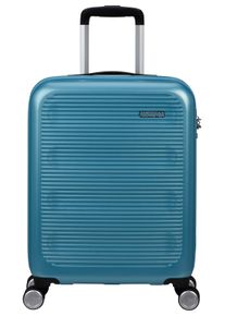 Trolley "ASTROBEAM 55", American Tourister, blau, Polycarbonat, ABS, unifarben, Koffer, Handgepäck-Koffer Reisegepäck Koffer TSA-Zahlenschloss